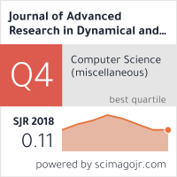 Journal of Advanced Research in Dynamical and Control Systems - JARDCS  